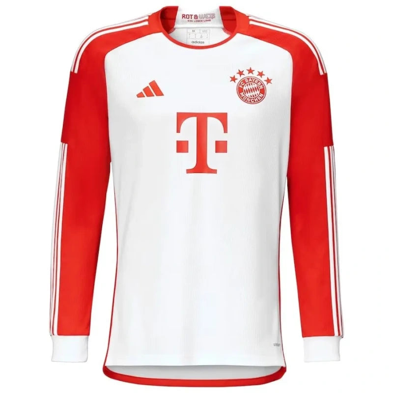 Bayern Munich 23/24 Home Fan Jersey Long Sleev